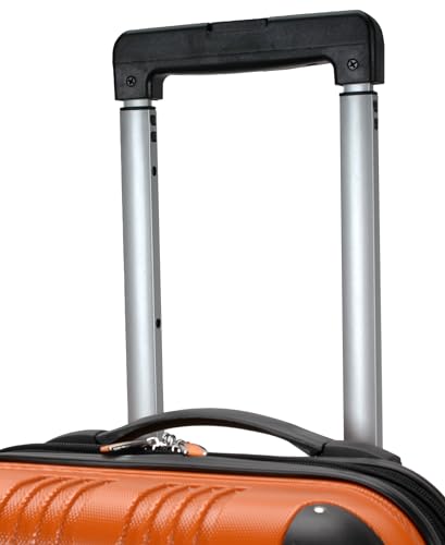 Rockland London Hardside Spinner Wheel Luggage, Carry-On 20", Orange