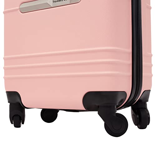 Travelers Club 22" Richmond Spinner Carry-On Luggage, Rose Gold