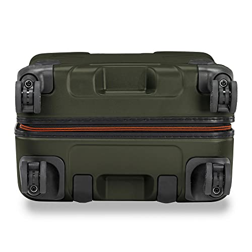 Briggs & Riley International 21" Carry On Spinner - Luggage for Travel, Suitcases with Wheels, Hardside Rolling Bag for Men & Women, Self-Repairing Zipper - Torq Collection, Hunter Green