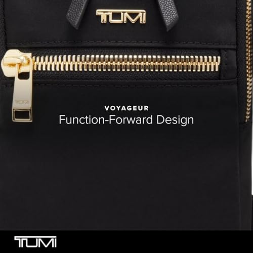 TUMI - Voyageur Persia Crossbody - Nylon Crossbody Travel Shoulder Bag for Women & Men - Stain- & Water-Resistant Fabric - Black & Gold