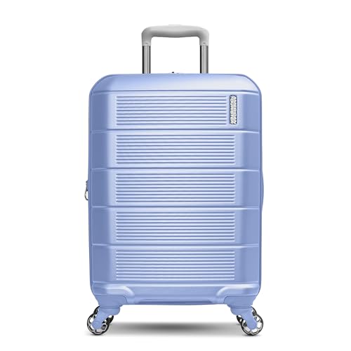 American Tourister Stratum 2.0 Expandable Hardside Luggage with Spinner Wheels, Cornflower Blue, Carry-on