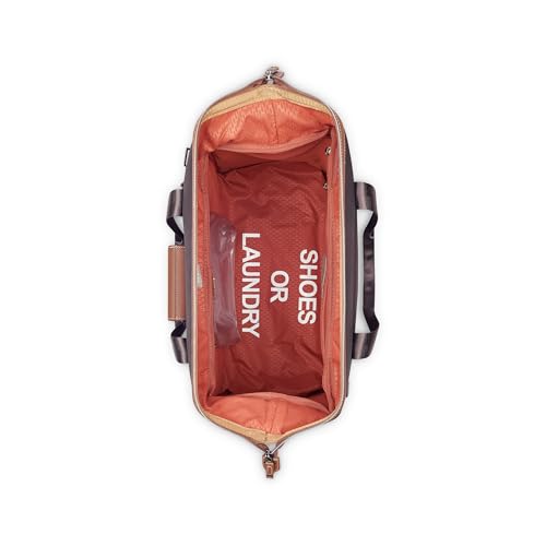 DELSEY PARIS Chatelet 2.0 - Small Weekender - Travel Duffle Bag - Carry On Duffle bag with Laptop Compartment and Shoes Pocket – Lightweight Travel Bag, Chocolate Brown