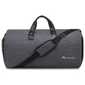 Modoker Convertible Garment Bag with Shoulder Strap, Carry on Garment Duffel Bag for Men Women - 2 in 1 Hanging Suitcase Suit Travel Bags, Black