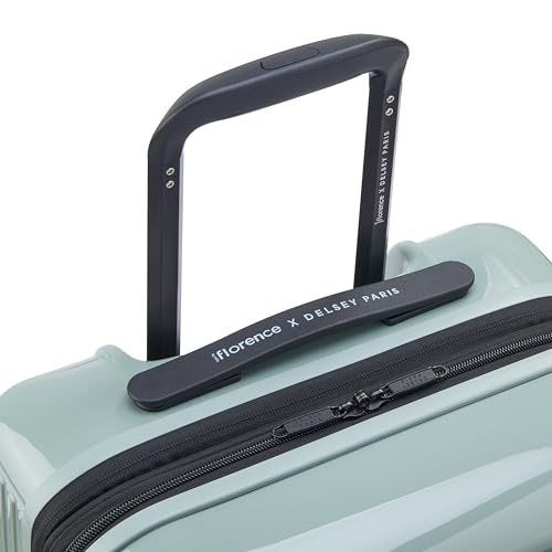 florence by mills Spin Me Away Hardside Expandable Luggage with Spinner Wheels, Sage Green, Carry-On 20 Inch