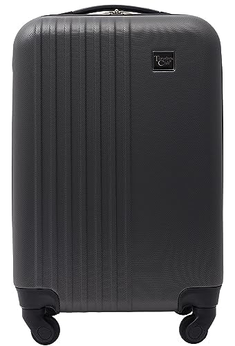 Travelers Club Cosmo Luggage, Charcoal Grey - 20 Inch, 20-Inch