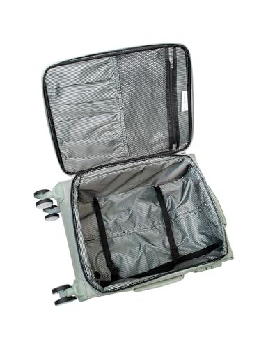 It Luggage Lustrous Luxe 22" Softside Carry-On 8 Wheel Spinner, Desert Sage