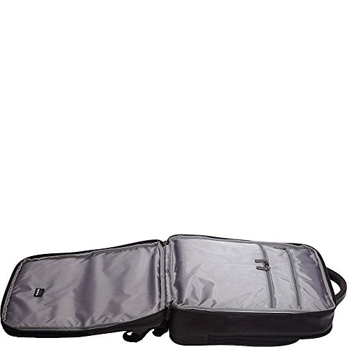 Kenneth Cole REACTION Colombian Leather 16" Manhattan Slim Laptop Travel Backpack, Brown
