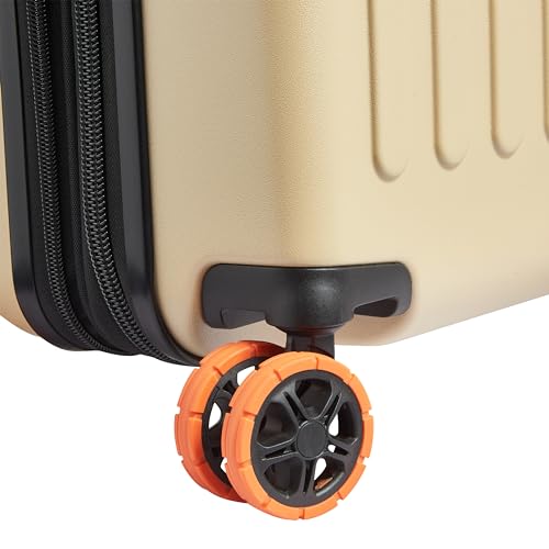 Jeep JH002B Hardside Expandable Luggage with Spinner Wheels, Warm Sand, Carry-On 19 Inch