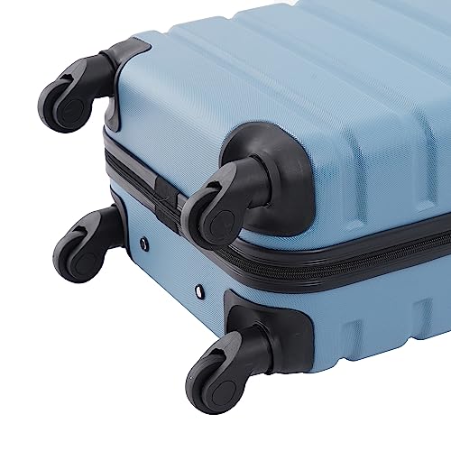 Wrangler Hardside Spinner Luggage, Blue Heaven, Carry-On 20-Inch