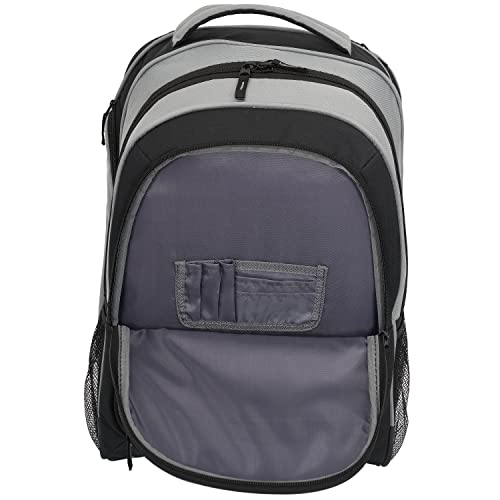 Wrangler Travel Duffel or Backpack Dobson Set, Charcoal, 19" Rolling Backpack