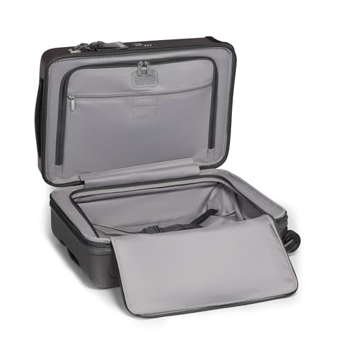 TUMI - Ventra Expandable 4-Wheeled Luggage - Men's and Women's Hard Sided Travel Suitcase - 21.8" Expandable Carry-On, Castle Rock Texture