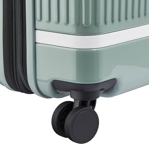 florence by mills Spin Me Away Hardside Expandable Luggage with Spinner Wheels, Sage Green, Carry-On 20 Inch