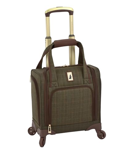London Fog Brentwood IV 15" 4-Wheel Under the Seat Bag, Sedona Bronze