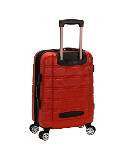 Rockland Melbourne Hardside Expandable Spinner Wheel Luggage, Carry-On 20", Red