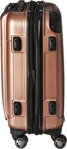 Kenneth Cole REACTION Renegade Luggage Expandable 8-Wheel Spinner Lightweight Hardside Suitcase, Rose Gold, 20-Inch Carry On