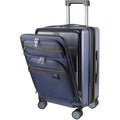 KROSER Hardside Expandable Carry On Luggage 22x14x9 Airline Approved With Front Business Pockets, 20 Inch Suitcases with Wheels, Carry on Suitcase with TSA Lock & USB Port, Navy