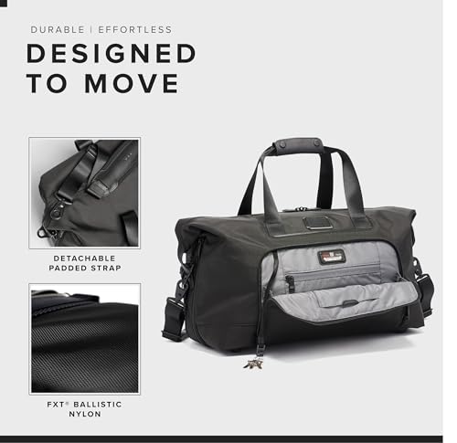 Tumi Alpha 3 Double Expansion Travel Satchel, Official Product, 1.1 gal (31 L) 0 cm 6.2 lbs (2.9 kg), Black, One Size