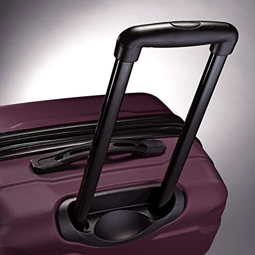 Samsonite Omni PC Hardside Expandable Luggage with Spinner Wheels, Purple, Carry-On 20-Inch