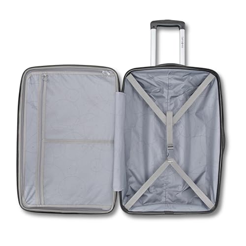 Samsonite Winfield 2 - 20-Inch Hardside Luggage with 360° Spinner Wheels, TSA Lock, Airline Approved - Brushed Anthracite