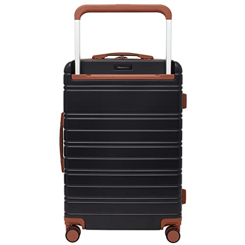 Travelers Club 2PC or 20" Navigate Luggage Set, Black, 20" Carry-On