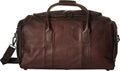 Kenneth Cole REACTION Duff Guy Colombian Leather 20" Single Compartment Top Load Travel Duffel Bag, Brown