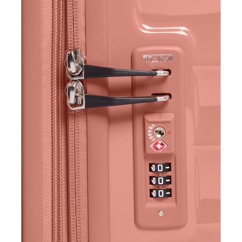 TUMI - 19 Degree Expandable Carry-On - 4-Wheeled Hard Shell Suitcase - 21.8" X 14.0" X 9.0" - Pink Clay