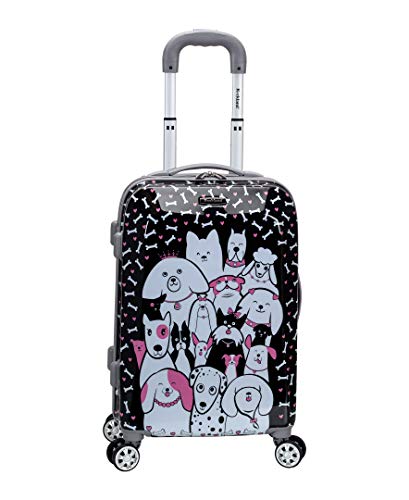 Rockland Vision Hardside Spinner Wheel Luggage, Assorted/Multicolor, Carry-On 20"