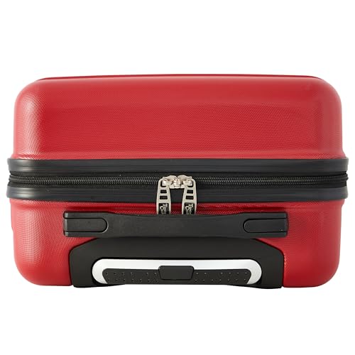 Travelers Club 22" Richmond Spinner Carry-On Luggage, Red