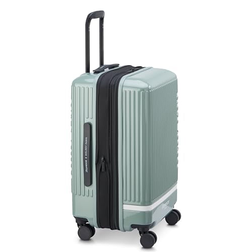 florence by mills Spin Me Away Hardside Expandable Luggage with Spinner Wheels, Sage Green, Carry-On 20 Inch