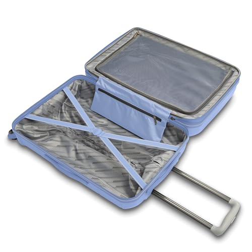 American Tourister Stratum 2.0 Expandable Hardside Luggage with Spinner Wheels, Cornflower Blue, Carry-on