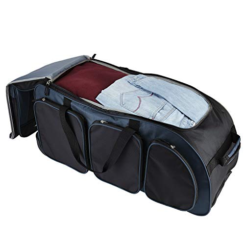 Travelers Club 30" Xpedition Rolling Duffel Bag, Rivera Blue