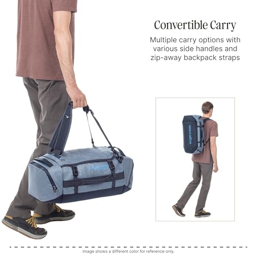 Eagle Creek Cargo Hauler Duffel Bag - Carry-On Duffel Bag for Travel - Easy Access Compartments - Lockable Zipper Opening - Water Resistant - Duck Green - 40L