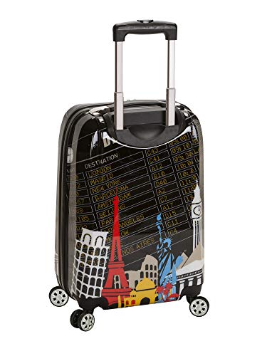 Rockland Departure Hardside Spinner Wheel Luggage, Carry-On 20", Departure