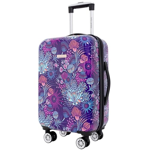 Travelers Club Unisex Bella Caronia Deluxe 20", 3 Piece, or 7 Piece Luggage & Travel Accessories Set Jardin
