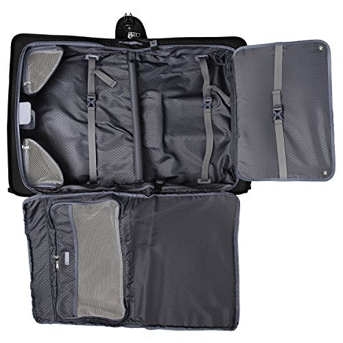 Travelpro Platinum Elite Carry-On Rolling Garment Bag, Men and Women, Shadow Black, 22-Inch