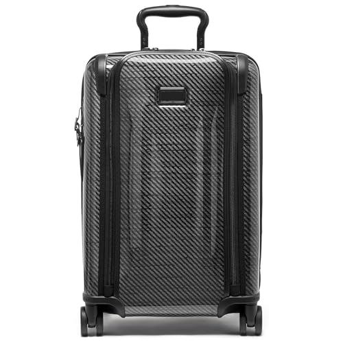 TUMI - Tegra-Lite 4 Wheel Luggage - Highly Durable Suitcase, Flexible Shell, Sleek and Lightweight Men's and Women's Expandable Rolling Bag - Front Pocket Expandable Carry On, Black Graphite