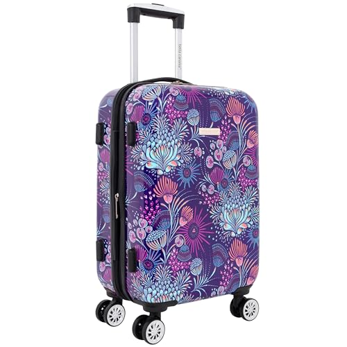 Travelers Club Unisex Bella Caronia Deluxe 20", 3 Piece, or 7 Piece Luggage & Travel Accessories Set Jardin