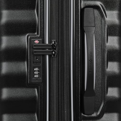 Samsonite Hard-Sided 20-Inch Lightweight Carry On Expandable Element Suitcase: Durable, 360° Spinner Wheels, Adjustable Telescopic Handle, TSA-Approved Lock - Navy