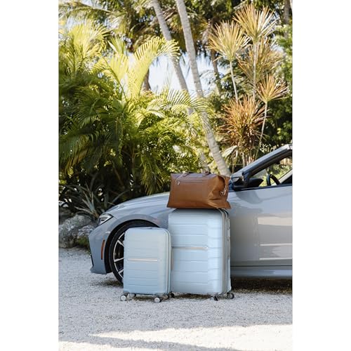Samsonite Freeform Hardside Carry-On Luggage with Spinner Wheels - Hardshell Suitcase - TSA, Airline-Approved - Expandable Hard Shell, Smooth Rolling Wheels for Lightweight Travel - Sky Blue