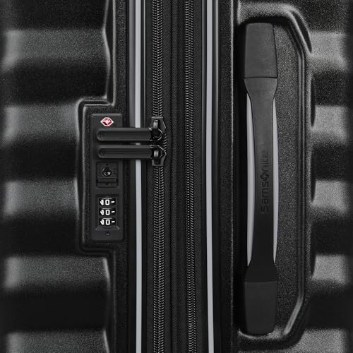 Samsonite Hard-Sided 20-Inch Lightweight Carry On Expandable Element Suitcase: Durable, 360° Spinner Wheels, Adjustable Telescopic Handle, TSA-Approved Lock - Captains Blue