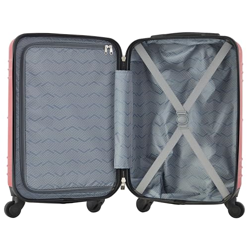 Travelers Club 22" Richmond Spinner Carry-On Luggage, Red