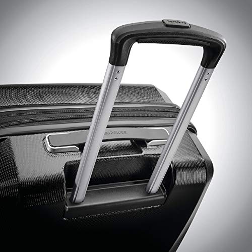 Samsonite Winfield 3 DLX Hardside Expandable Luggage with Spinners, Black, Carry-On 20-Inch