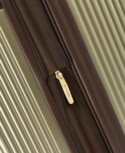 London Fog Brentwood IV 20" Expandable Spinner Carry-on Hardside, Latte