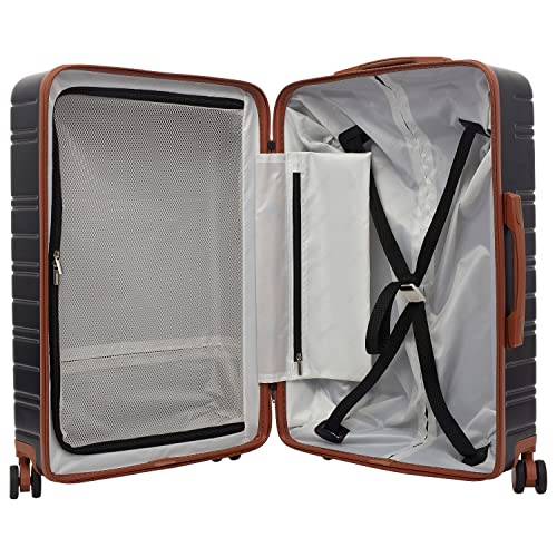Travelers Club 2PC or 20" Navigate Luggage Set, Black, 20" Carry-On