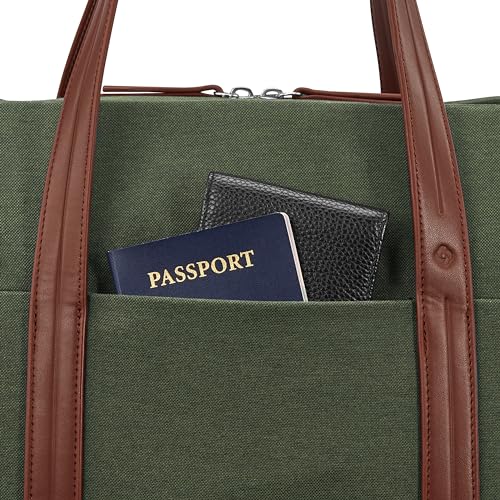 Samsonite Virtuosa Weekender Duffel Overnight Bag with Laptop Computer Sleeve, Pine Green