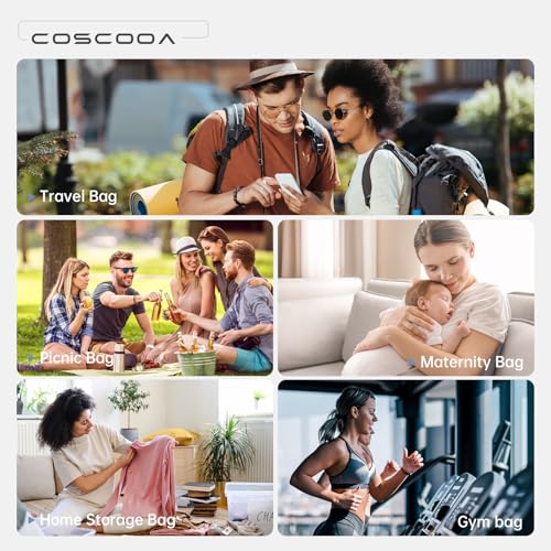 COSCOOA Carry On Luggage 22x14x9 Airline Approved,Lightweight Duffle Bag for Travel, Waterproof Weekender Overnight Bags for Traveling Airplane for Women and Men 40L
