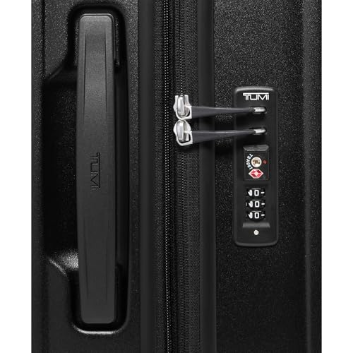 TUMI - Ventra Expandable 4-Wheeled Luggage - Men's and Women's Hard Sided Travel Suitcase - 21.8" Expandable Carry-On, Black Texture