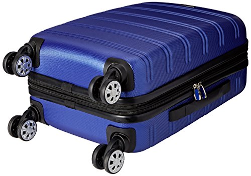 Rockland Melbourne Hardside Expandable Spinner Wheel Luggage, Carry-On 20", Blue