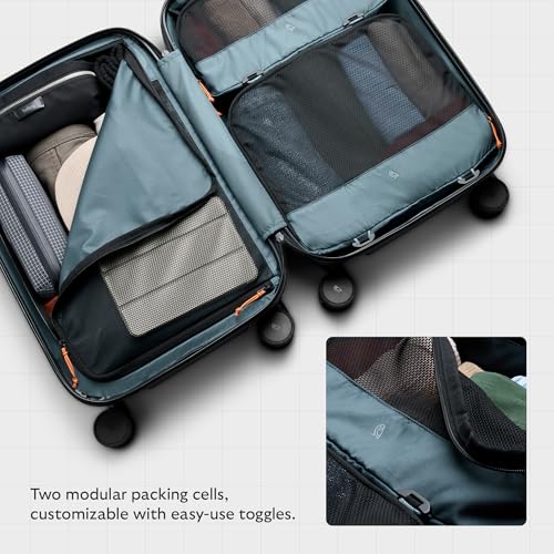 Bellroy Transit Carry-On Large (46L carry-on luggage, with hard shell and removable packing cells) - Black