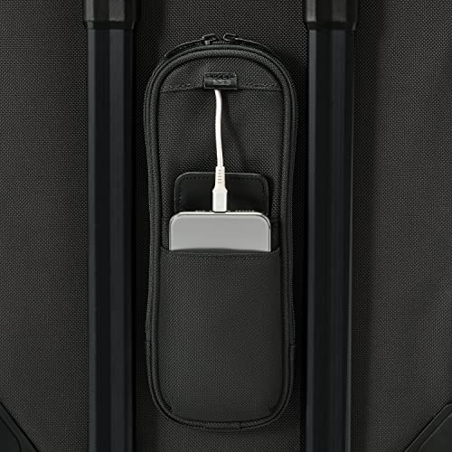 Briggs & Riley Global 2-Wheel Expandable Carry On - Luggage for International Travel, Suitcases with Wheels, Softside Rolling Bag for Men & Women, Self-Repairing Zipper - Baseline Collection, Black